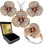 Ottomania Ezüst Ékszer Szett 925 Cirkónia Zultanit Szett Női Gravírozás (R188_23r)