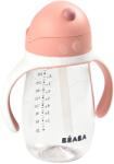 BÉABA Tanuló ivó palack Bidon Beaba Learning Cup 2in1 Old Pink 300 ml szívószállal rózsaszín 8 hó-tól (BE913480)