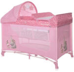 Lorelli Moonlight 2 Plus multifunkciós utazóágy - Mellow Rose Fello - babacokmok
