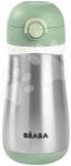BÉABA Ivó palack Bidon dupla falú Stainless Steel Bottle Beaba Sage Green 350 ml rozsdamentes acélból zöld 18 hó-tól (BE913539)