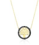 SAVICKI Colier copac din aur 585 cu diamante albe 42 cm