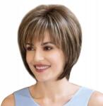 Korbi Női Paróka Haj Rövid Frufru Barna Melír Cosplay Jelmez W16 (W16)