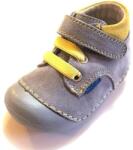 Richter (Siesta) 17-es RICHTER babacipő szürke-sárga