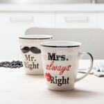 OOTB Mr. Right és Mrs. Always Right bögrék (78/8232)