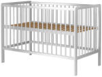 Hubners Patut copii din lemn Hubners Dominic 120x60 cm alb (PHDOM12AL) - caruciorcopii