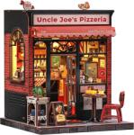 Cutebee Puzzle 3D, Minicasuta DIY, Pizzeria unchiului Joe, Cutebee, 236 piese