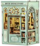 Cutebee Puzzle 3D, Cotor de carte DIY, Muse bookstore, Cutebee, 201 piese