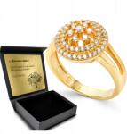 Ottomania Gyűrű Arany Cirkónia Ékszer Női Ezüst 925 Gravírozás Ajándék (kpl-162p_14r)