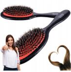 Ponik's Természetes Vadszőrből készült hajkefe Masszírozó a vaddisznó kifésüléséhez (Szczotka Do Rozczesywania Włosów Z Dzikiem)