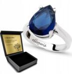 Ottomania Ezüst Gyűrű 925 Zafír Gyönyörű Ékszer Nőknek Gravírozás Ajándék (R102p_14r)