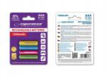 Esperanza AAA Akkumulátor, 1000mAh, 4db, NiMH (EZA107)