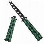 Korbi Pillangó Gyakorló Kés Tompa Pillangó Zöld Edzéshez (5904569278649)