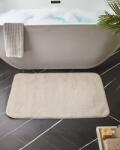 MAXISHOP Italia Collection Covoras de baie URLANA Alb-murdar 60 x 90 cm Microfibre (674643) Covor baie