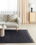 MAXISHOP Italia Collection Covor SINANKOY Negru 160 x 230 cm Iuta (488680) Covor