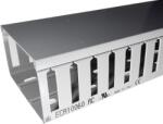 Elettrocanali Canal cablu perforat slitat Elettrocanali 100x60mm gri pentru circuite electrice (ECA10060)
