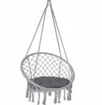 Vounot Függőszék rojtokkal, átmérő 80 cm, szürke (EBPP4100)