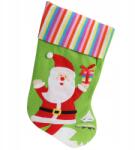 Goliat Díszített ajándék zokni Zöld Mikulás (YX-8898A5)