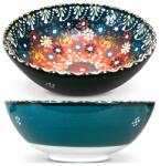 Ottomania Tál Salátás Tál Kerámia Kézzel Festett Gyönyörű Nagy 1, 5L 21cm (Oryginalne tureckie ręcznie malowane ceramika)
