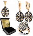 Ottomania Ezüst Ékszer Szett 925 Strassz Szett Nőknek Gravírozás Ajándék (kpl-144_15r)