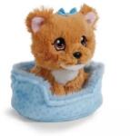 NICI Green: Câine Yorkshire în coș - 12 cm