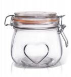 Orion Befőttes üveg konyhai tároló doboz szabadalmaztatott ételcsipesszel 500 ml (126549)