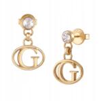 Guess Acél Arany Lógós Ovális Fülbevaló Guess Rivoli JUBE03361JWYGT/U (JUBE03361JWYGT/U)