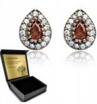 Ottomania Ezüst Fülbevaló 925 Finom Könnycsepp Cirkóniákkal Gyönyörű Gravírozás (505k)