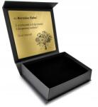  Tábla Ajándékdoboz Gravírozás Arany Bármilyen Saját Szöveg Dedikálás (grawer_usluga)