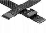 Bisset Fekete Mesh Karkötő 16 mm-ES Karórához BM-104/16 (BM-104/16 BLACK)