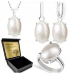 Ottomania Ezüst Ékszer Szett 925 Gyöngy Szett Nőknek Gravírozás Ajándék (R088_20r)