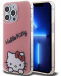 Hello Kitty IML Daydreaming Logo iPhone 13 Pro hátlap, tok, rózsaszín