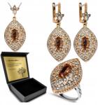 Ottomania Ezüst Ékszer Szett 925 Cirkónia Szultán Női Gravírozás Szett (kpl-168_22r)