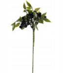 Goliat Áfonya Ág Fekete Golyók 34CM Művirág Nád Kiegészítő (84-5909A BLACK)