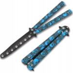 Korbi Pillangó Gyakorló Kés Tompa Pillangó Kék Edzéshez (5904569278625)