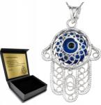 Ottomania Nyaklánc Ezüst 925 Próféta Szem Kéz Fatima Ékszerek Női Gravírozás (627n)