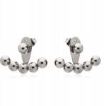 Ottomania Fülbevaló Ezüst Golyók Finom Gyönyörű Női Nemesacél (#w41k)