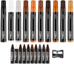 NEO TOOLS Bútorjavító filc és kréta készlet 21db-os (13-880) - olaj