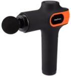 Medivon Gun Vital masszázspisztoly, 18 W, Ütő-/vibrációs masszázs, 6 masszázsfej, Fűtés, Nyirokelvezetés, Feszesítés, Fekete/narancssárga