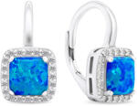 Brilio Silver Elegant cercei din argint cu opale sintetice EA366WB