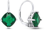 Brilio Silver Cercei fashion de argint cu zirconi verzi EA304WG