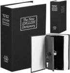 Sersimo Pepita könyv alakú fém Biztonsági széf - fekete-fehér (HA5046)