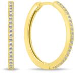 Brilio Silver Csillogó aranyozott karika fülbevaló EA159Y 2, 2 cm