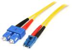 StarTech SMFIBLCSC7 Optikai Patch Kábel - LC/SC Duplex, 7 m, Sárga