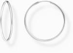 Thomas Sabo CR728-001-21 Silver hoop earrings 40 mm , női