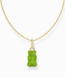 Thomas Sabo KE2209-414-6-L45V Gold-plated chain w. green Goldbears pendant , női
