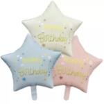 Godan Csillag alakú szülinapi fólia lufi - 44 cm, többféle