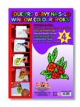 KOH-I-NOOR Set Folii Transparente pt Culori Sticla - 4 Buc. / Tipla (KH-K9743)