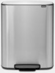 Brabantia 2 х 30 л цвят матиран инокс кош за смет Brabantia от серия Bo Pedal (1003192)
