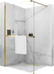 Rea Aero, zuhanykabin 120cm, 8mm átlátszó üveg, arany fényes profil + EVO polc és akasztó, KPL-K8443 (KPL-K8443)