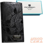 Peterson Női Pénztárca - Echo És Természetes Bőr Ptn Ps1431-Mlf Black (PTN PS1431-MLF BL)